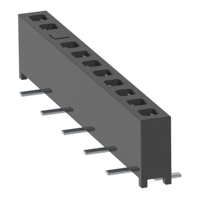 MMS-111-02-L-SV-09-P-TR by Samtec Inc. - CONNECTOR RECPT 11POS 0.079 GOLD SMD