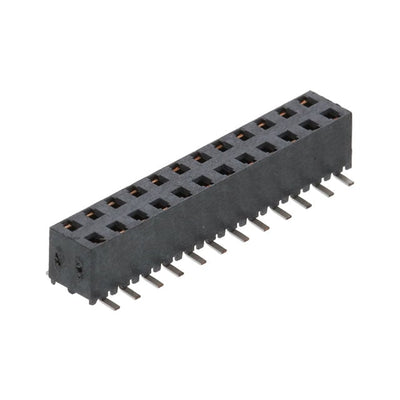 MMS-112-02-L-DV-K-TR by Samtec Inc. - CONNECTOR RECPT 24POS 0.079 GOLD SMD