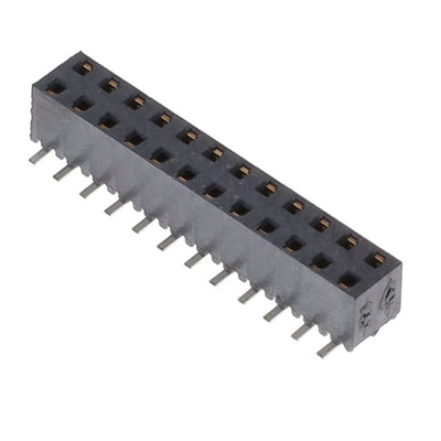 MMS-112-02-L-DV-K by Samtec Inc. - CONNECTOR RECPT 24POS 0.079 GOLD SMD