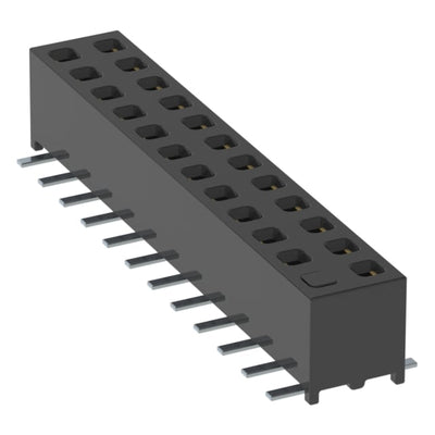 MMS-112-02-S-DV-01-TR by Samtec Inc. - CONNECTOR RECPT 24POS 0.079 GOLD SMD
