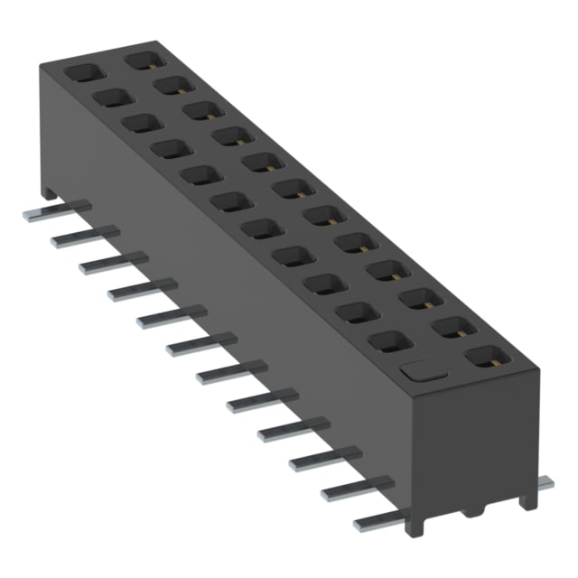 MMS-112-02-S-DV-01-TR by Samtec Inc. - CONNECTOR RECPT 24POS 0.079 GOLD SMD