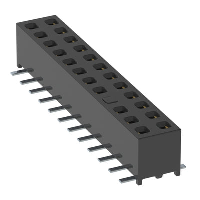 MMS-112-02-L-DV-M-07-TR by Samtec Inc. - CONNECTOR RECPT 24POS 0.079 GOLD SMD