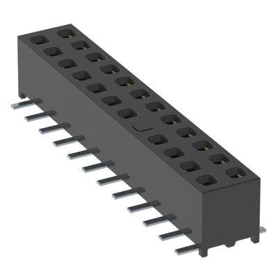 MMS-112-02-L-DV-09 by Samtec Inc. - CONNECTOR RECPT 24POS 0.079 GOLD SMD