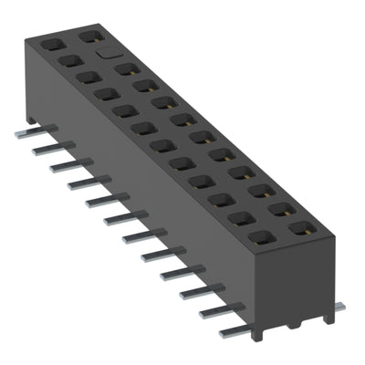 MMS-112-02-L-DV-M-22-TR by Samtec Inc. - CONNECTOR RECPT 24POS 0.079 GOLD SMD