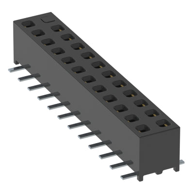 MMS-112-02-L-DV-24-K-TR by Samtec Inc. - CONNECTOR RECPT 24POS 0.079 GOLD SMD