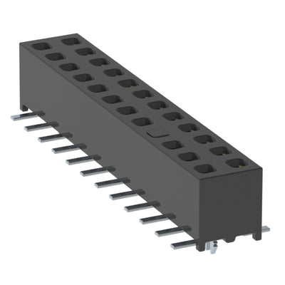 MMS-112-02-L-DV-M-07-TR-LC by Samtec Inc. - CONNECTOR RECPT 24POS 0.079 GOLD SMD