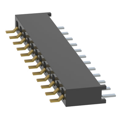MMS-112-02-L-SH-04 by Samtec Inc. - CONNECTOR RECPT 12P 0.079 GOLD SMD R/A