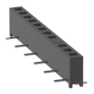 MMS-112-02-L-SV-04 by Samtec Inc. - CONNECTOR RECPT 12POS 0.079 GOLD SMD