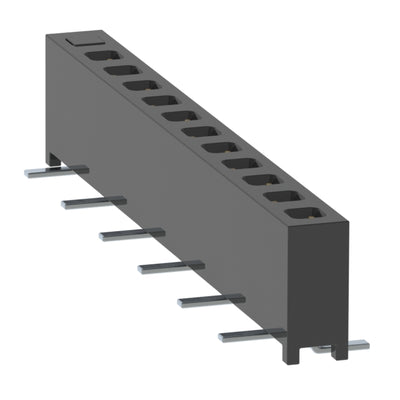 MMS-112-02-L-SV-12-P by Samtec Inc. - CONNECTOR RECPT 12POS 0.079 GOLD SMD
