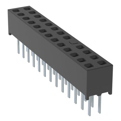 MMS-113-01-L-DV-10 by Samtec Inc. - CONNECTOR RECPT 26POS 0.079 GOLD PCB