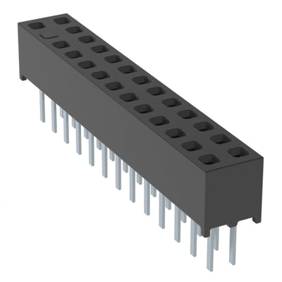 MMS-113-01-F-DV-23 by Samtec Inc. - CONNECTOR RECPT 26POS 0.079 GOLD PCB
