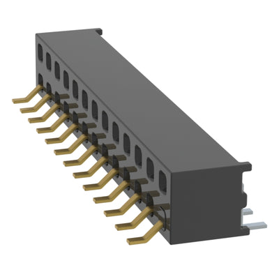 MMS-113-02-L-DH-01 by Samtec Inc. - CONNECTOR RECPT 26P 0.079 GOLD SMD R/A