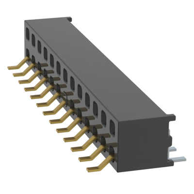 MMS-113-02-L-DH-13 by Samtec Inc. - CONNECTOR RECPT 26P 0.079 GOLD SMD R/A