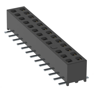 MMS-113-02-L-DV-M-07 by Samtec Inc. - CONNECTOR RECPT 26POS 0.079 GOLD SMD