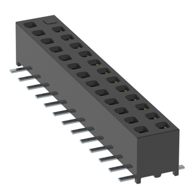 MMS-113-02-L-DV-26-P-TR by Samtec Inc. - CONNECTOR RECPT 26POS 0.079 GOLD SMD