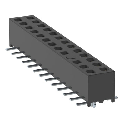 MMS-113-02-L-DV-LC-07-M by Samtec Inc. - CONNECTOR RECPT 26POS 0.079 GOLD SMD