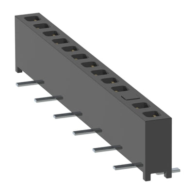 MMS-113-02-L-SV-03-P-TR by Samtec Inc. - CONNECTOR RECPT 13POS 0.079 GOLD SMD