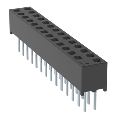 MMS-114-01-F-DV-01 by Samtec Inc. - CONNECTOR RECPT 28POS 0.079 GOLD PCB