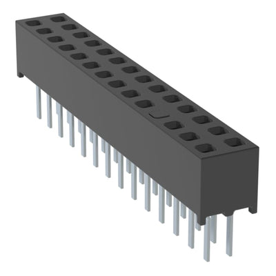 MMS-114-01-L-DV-07 by Samtec Inc. - CONNECTOR RECPT 28POS 0.079 GOLD PCB