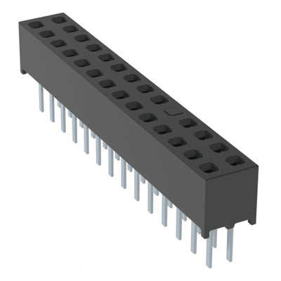 MMS-114-01-F-DV-10 by Samtec Inc. - CONNECTOR RECPT 28POS 0.079 GOLD PCB