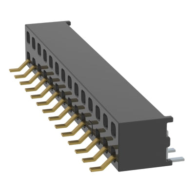 MMS-114-02-L-DH-07 by Samtec Inc. - CONNECTOR RECPT 28P 0.079 GOLD SMD R/A