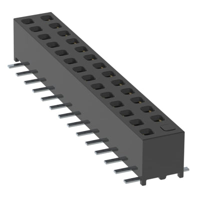 MMS-114-02-LM-DV-02 by Samtec Inc. - CONNECTOR RECPT 28POS 0.079 GOLD SMD