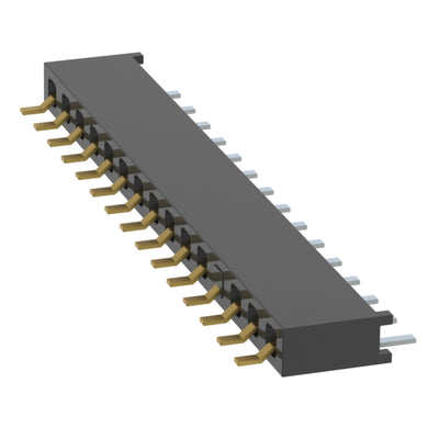 MMS-114-02-L-SH-04 by Samtec Inc. - CONNECTOR RECPT 14P 0.079 GOLD SMD R/A