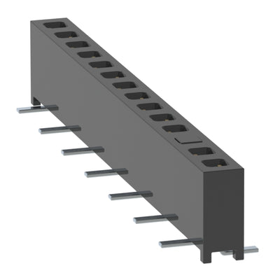 MMS-114-02-L-SV-03 by Samtec Inc. - CONNECTOR RECPT 14POS 0.079 GOLD SMD