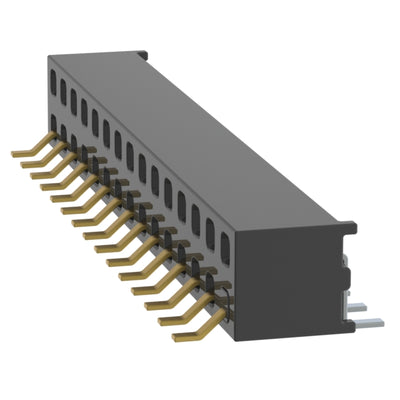 MMS-115-02-L-DH-01-TR by Samtec Inc. - CONNECTOR RECPT 30P 0.079 GOLD SMD R/A