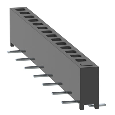 MMS-115-02-L-SV-K-01-TR by Samtec Inc. - CONNECTOR RECPT 15POS 0.079 GOLD SMD