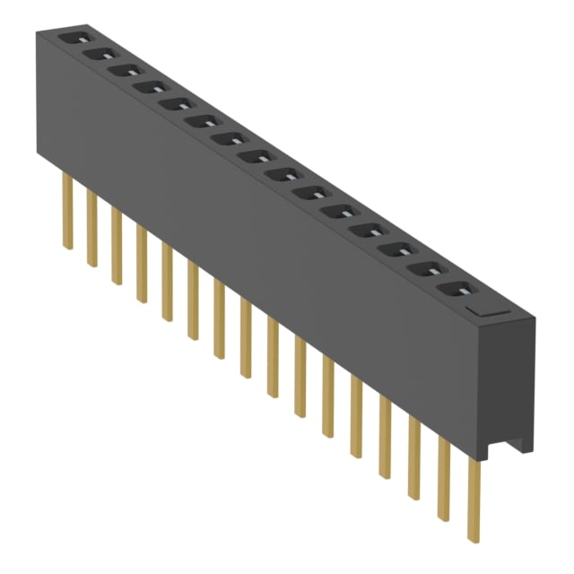 MMS-116-01-L-SV-01 by Samtec Inc. - CONNECTOR RECPT 16POS 0.079 GOLD PCB