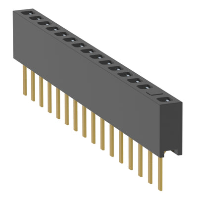 MMS-116-01-LM-SV-02 by Samtec Inc. - CONNECTOR RECPT 16POS 0.079 GOLD PCB
