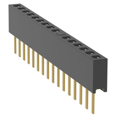 MMS-116-01-L-SV-07 by Samtec Inc. - CONNECTOR RECPT 16POS 0.079 GOLD PCB