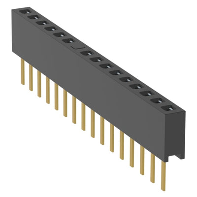 MMS-116-01-LM-SV-10 by Samtec Inc. - CONNECTOR RECPT 16POS 0.079 GOLD PCB