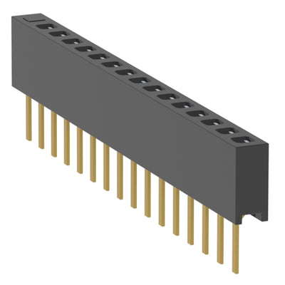 MMS-116-01-LM-SV-16 by Samtec Inc. - CONNECTOR RECPT 16POS 0.079 GOLD PCB