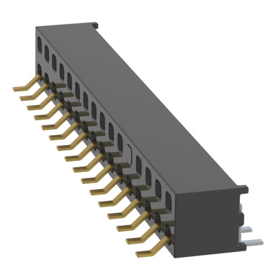 MMS-116-02-L-DH-10 by Samtec Inc. - CONNECTOR RECPT 32P 0.079 GOLD SMD R/A