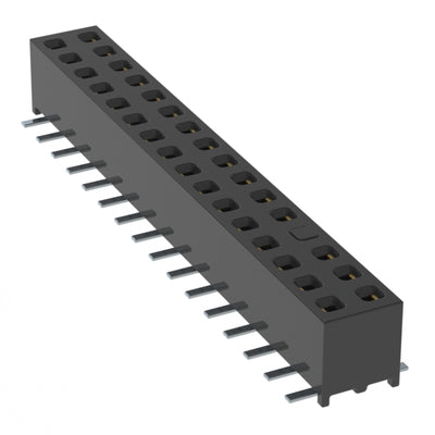 MMS-116-02-L-DV-M-08-TR by Samtec Inc. - CONNECTOR RECPT 32POS 0.079 GOLD SMD