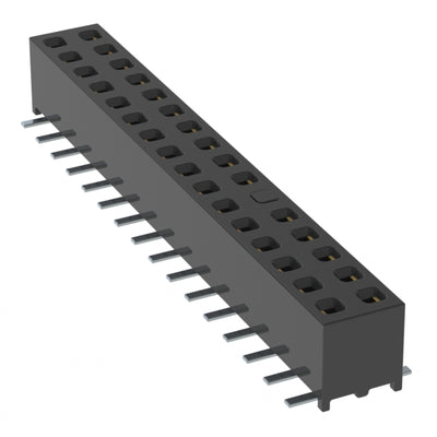 MMS-116-02-L-DV-12 by Samtec Inc. - CONNECTOR RECPT 32POS 0.079 GOLD SMD