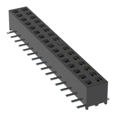 MMS-116-02-L-DV-16 by Samtec Inc. - CONNECTOR RECPT 32POS 0.079 GOLD SMD