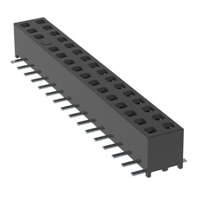 MMS-116-02-L-DV-25 by Samtec Inc. - CONNECTOR RECPT 32POS 0.079 GOLD SMD
