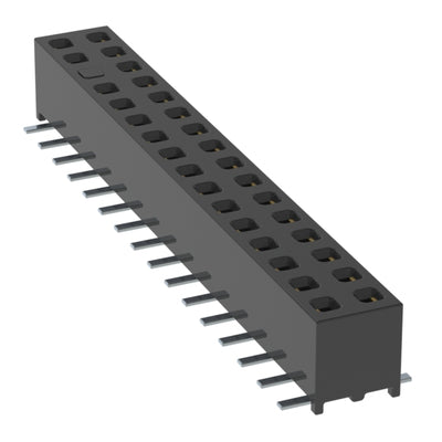 MMS-116-02-L-DV-27 by Samtec Inc. - CONNECTOR RECPT 32POS 0.079 GOLD SMD