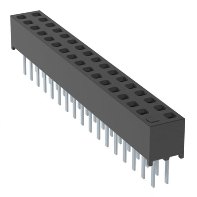 MMS-117-01-L-DV-01 by Samtec Inc. - CONNECTOR RECPT 34POS 0.079 GOLD PCB