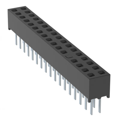 MMS-117-01-F-DV-09 by Samtec Inc. - CONNECTOR RECPT 34POS 0.079 GOLD PCB