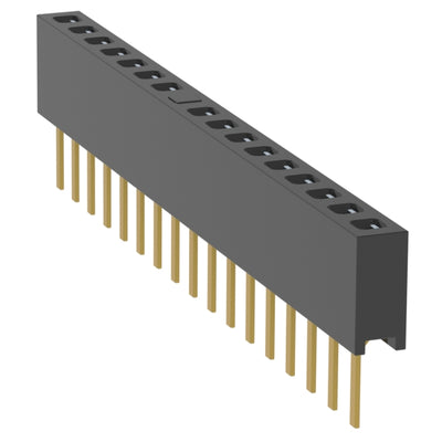 MMS-117-01-L-SV-10 by Samtec Inc. - CONNECTOR RECPT 17POS 0.079 GOLD PCB