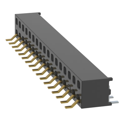 MMS-117-02-L-DH-05 by Samtec Inc. - CONNECTOR RECPT 34P 0.079 GOLD SMD R/A