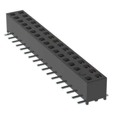 MMS-117-02-L-DV-03-K by Samtec Inc. - CONNECTOR RECPT 34POS 0.079 GOLD SMD