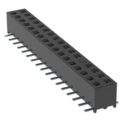 MMS-117-02-L-DV-10 by Samtec Inc. - CONNECTOR RECPT 34POS 0.079 GOLD SMD
