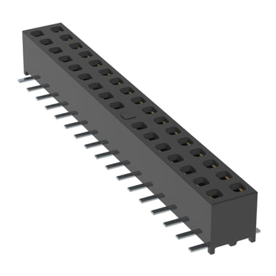 MMS-117-02-L-DV-15 by Samtec Inc. - CONNECTOR RECPT 34POS 0.079 GOLD SMD