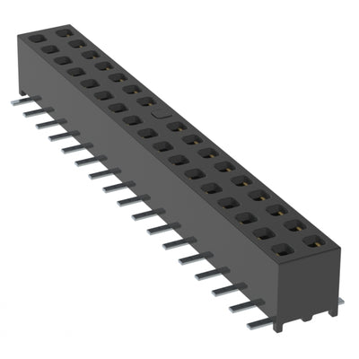 MMS-117-02-L-DV-20 by Samtec Inc. - CONNECTOR RECPT 34POS 0.079 GOLD SMD