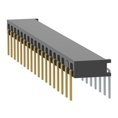 MMS-118-01-L-SH-02 by Samtec Inc. - CONNECTOR RECPT 18P 0.079 GOLD PCB R/A